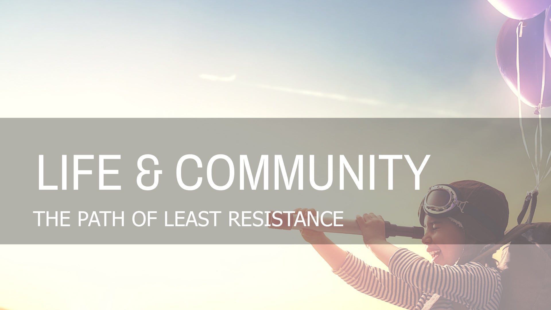 The Path of Least Resistance