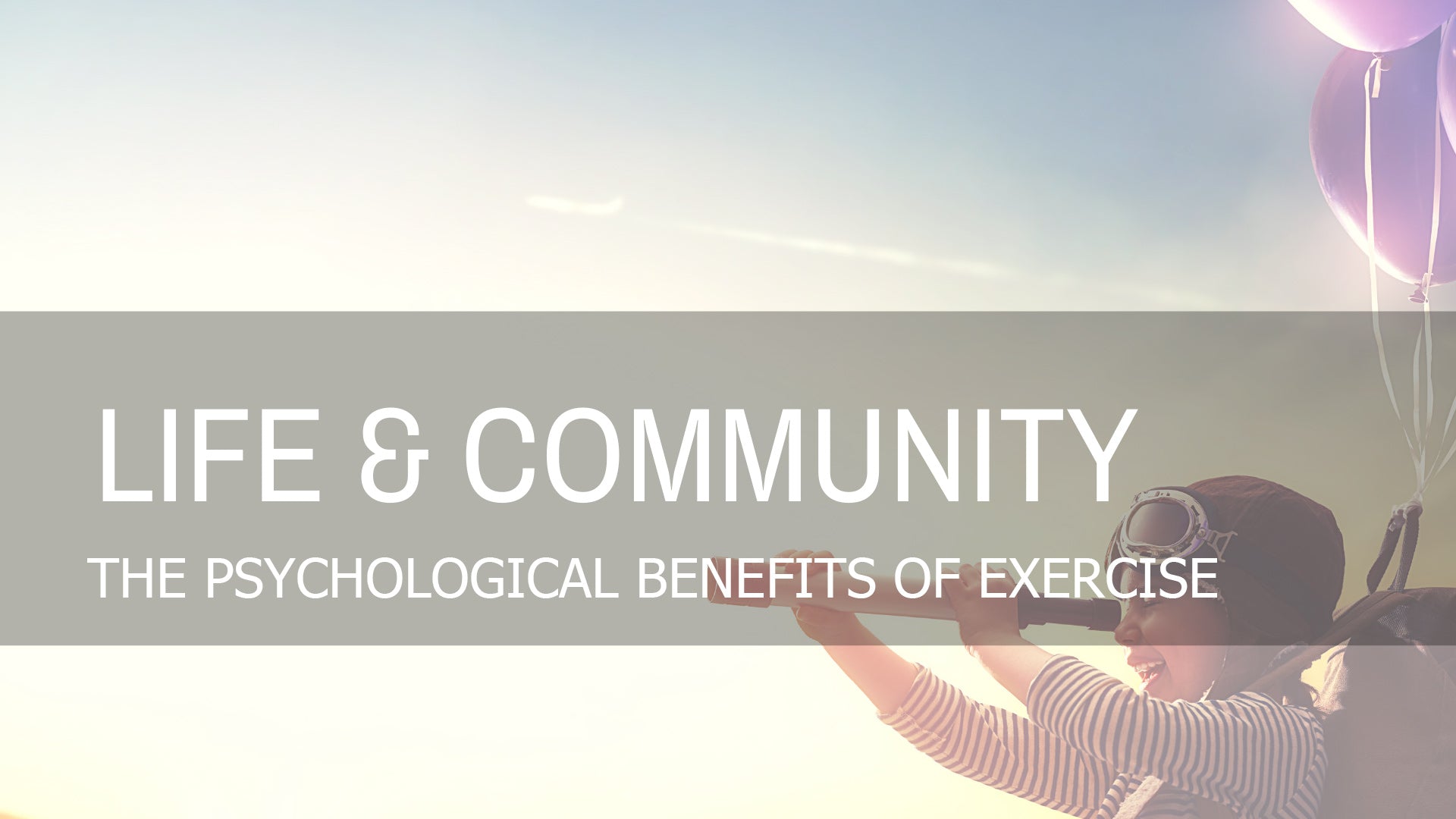 The Psychological Benefits of Exercise