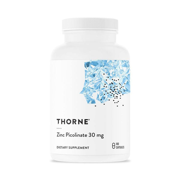 Thorne Zinc Picolinate 30 mg - Fluid Health and Fitness